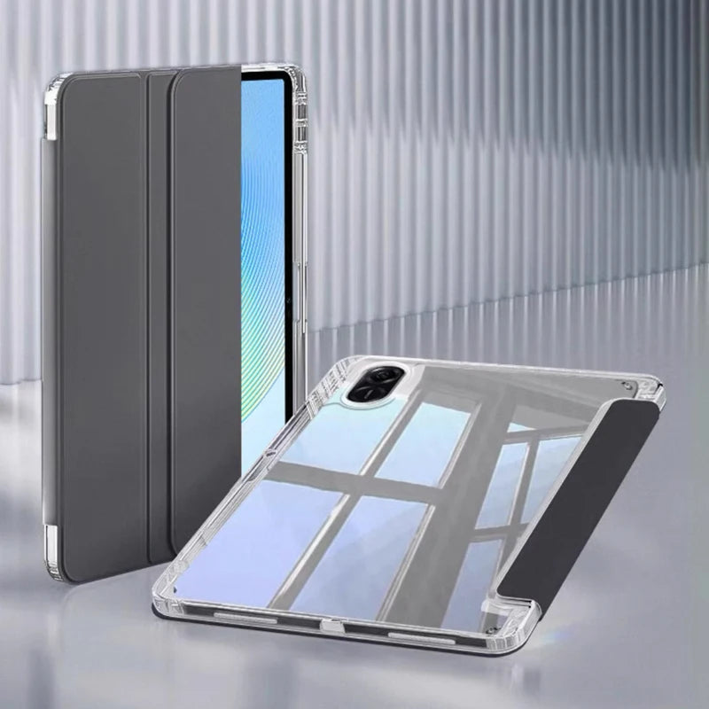 Honor Pad X9 11.5" Case – PU Leather, Clear Back & Pen Holder