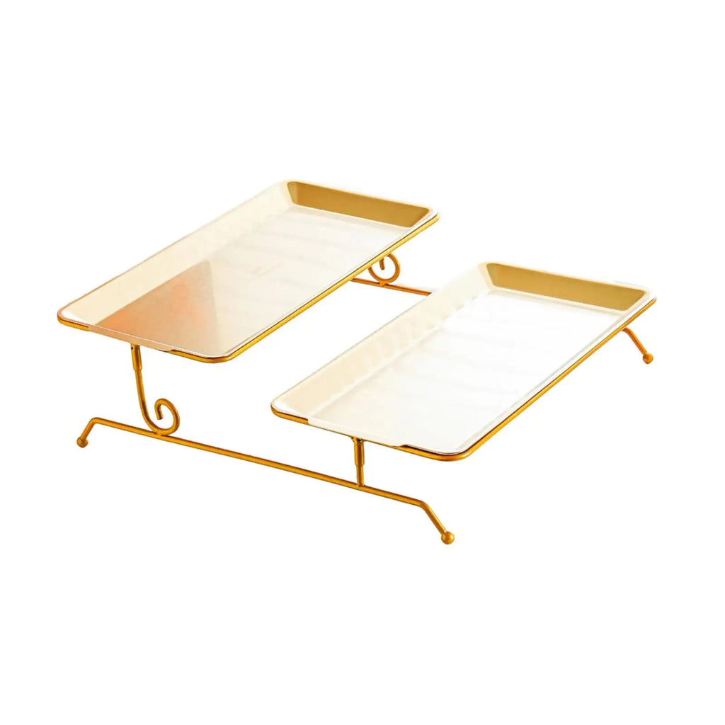 Stainless Steel Multi-Layer Fruit & Snack Display Tray