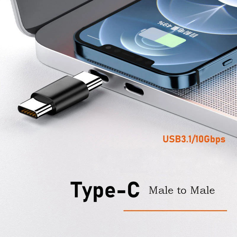 OULLX USB-C Male to Female Adapter – Charging & Data Transfer