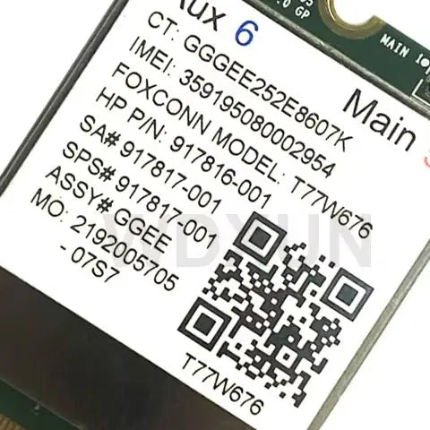 T77W676 LT4220 X12 4G LTE WWAN M.2 Modem for HP EliteBook