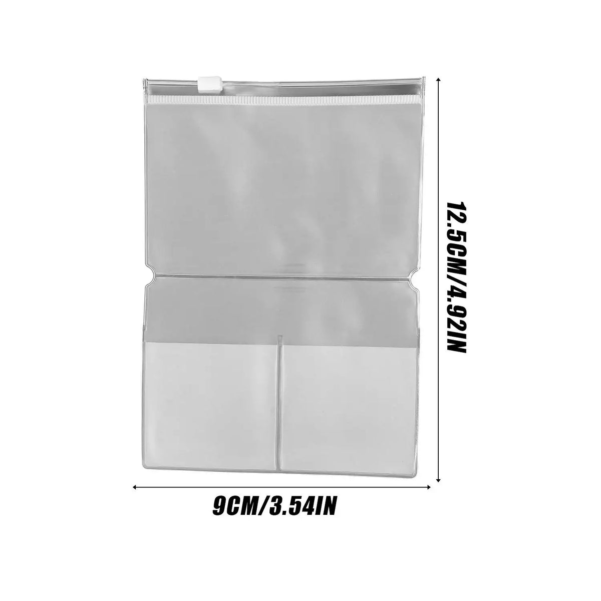 Transparent PVC Zipper Document Organizer Bag – 4 Sizes