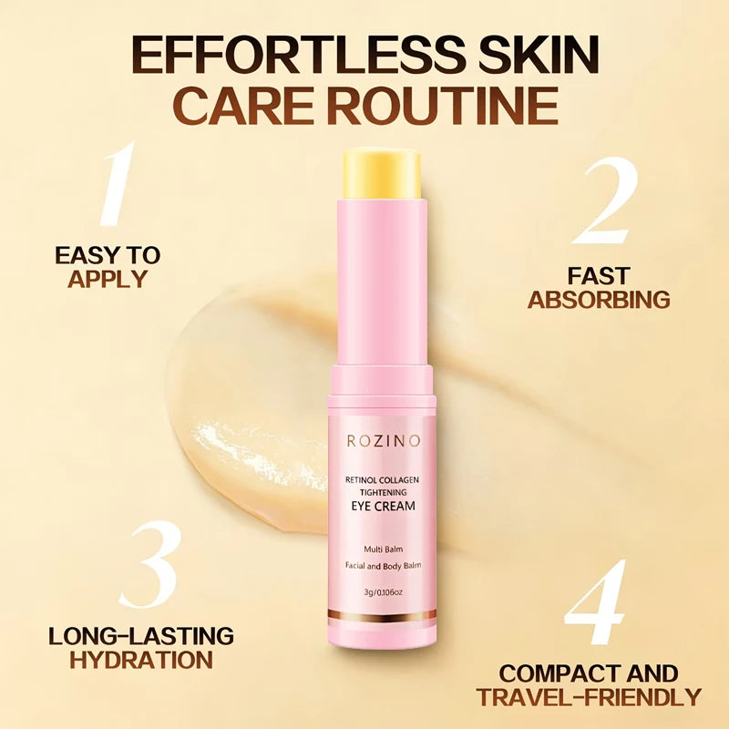 ROZINO Moisturizing Eye & Body Balm Stick | Retinol Collagen