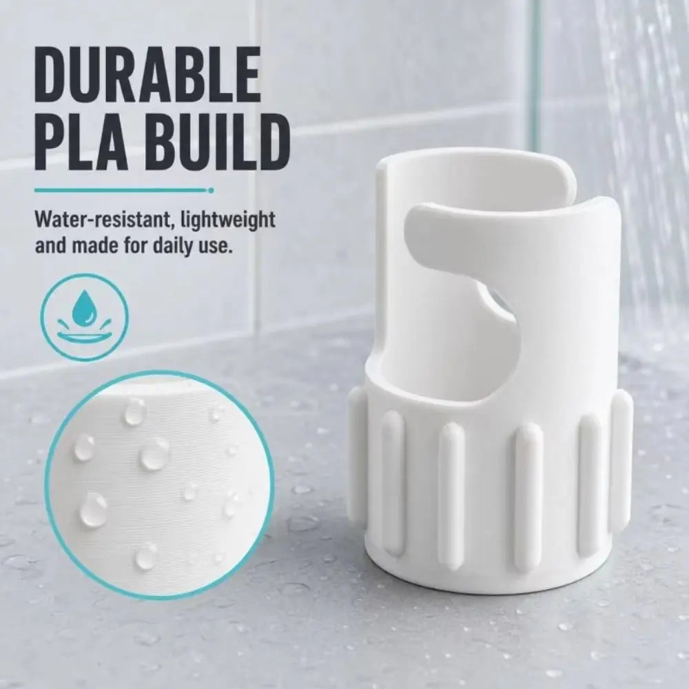 PLA Waterproof Shower Push Button Lock Holder | 3D Printed