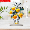 Kesoto 2D Acrylic Lemon Tree Desk Ornament | Shelf Decor