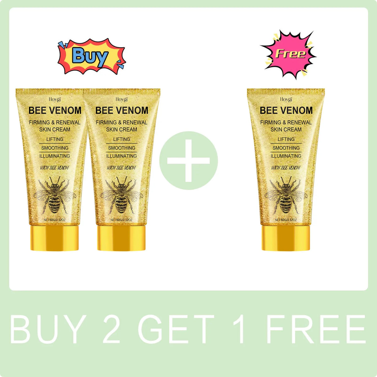 Hoygi Bee Venom Face Cream – Firming & Lifting 60g