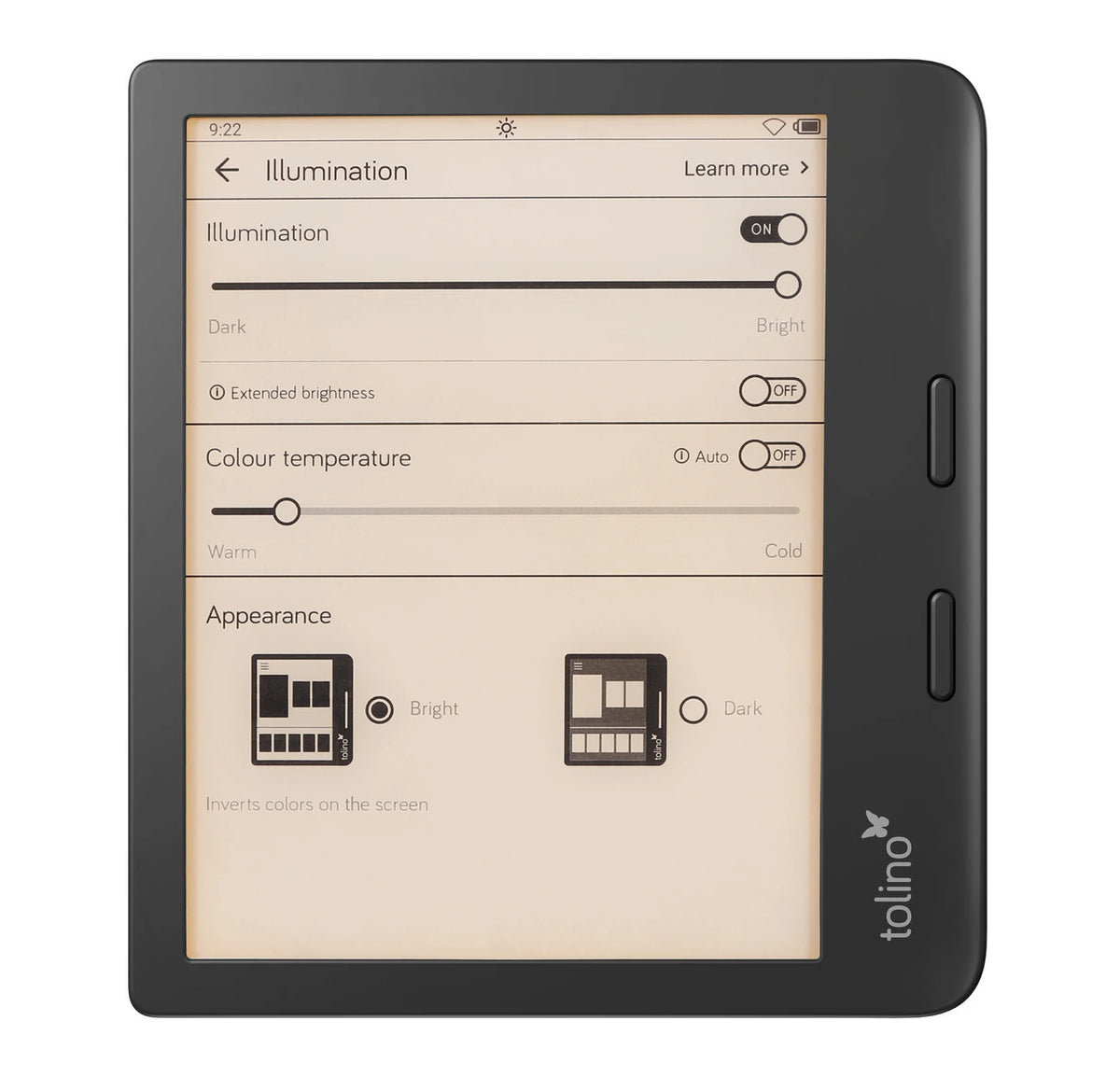 Tolino Vision 6 7" E-Reader | E-Ink 300ppi, 16GB, Waterproof