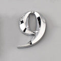 3D Self-Adhesive House Number Stickers | Modern ABS Digits