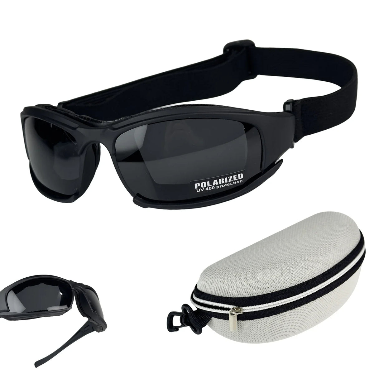 KKJOY Military Polarized Tactical Goggles | Smoke Lens