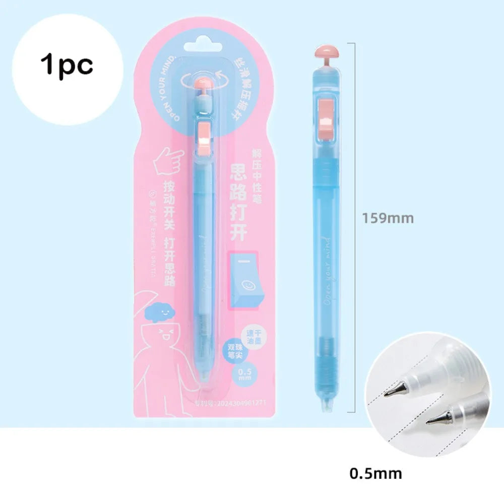 0.5mm Clicker Gel Pen – Smooth Writing Fidget Switch Pen