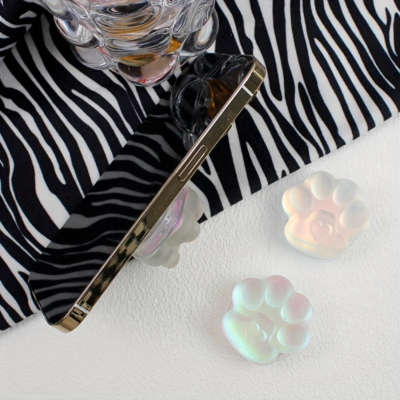 Cute Cat Paw Foldable Phone Ring Holder & Stand – Universal