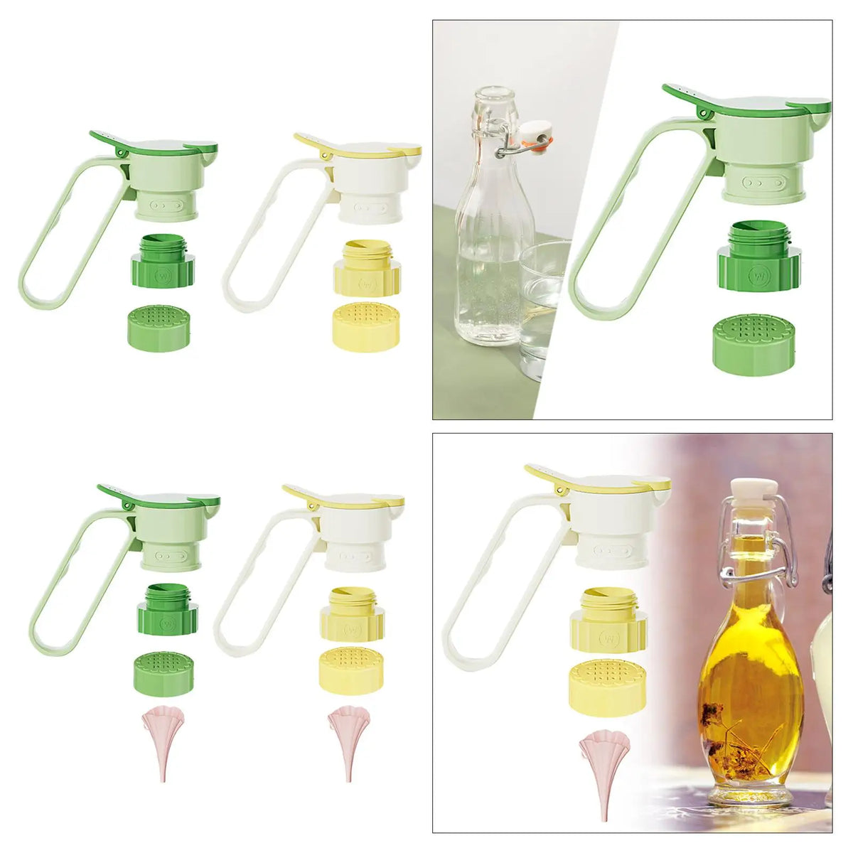 Leakproof Pour Spout Pourer – Milk Box & Bottle Adapter
