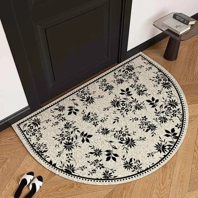 Semi-Circular Anti-Slip Doormat – Indoor & Outdoor Floor Mat