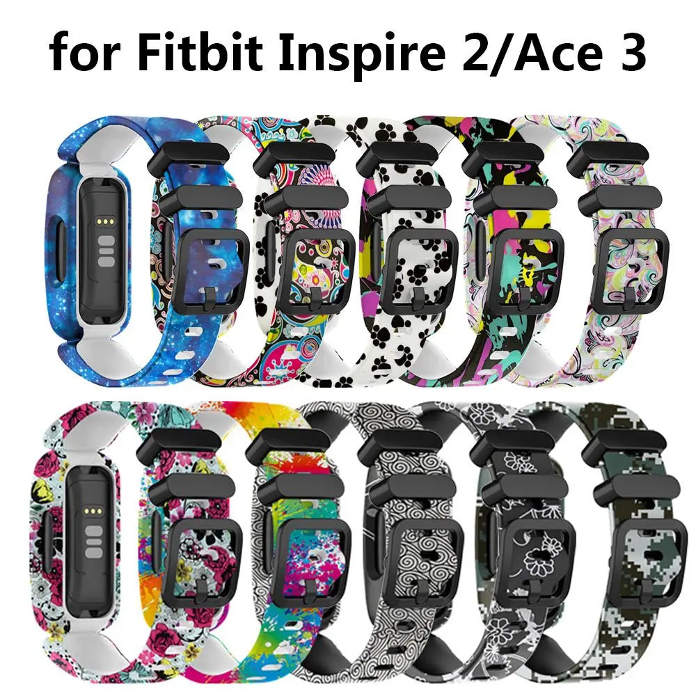 Silicone Band for Fitbit Ace 3 & Inspire 2 – Kids Replacement Strap