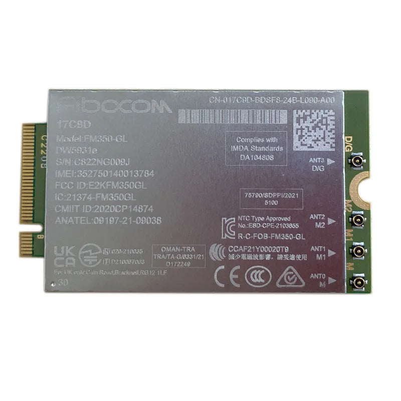 Fibocom FM350-GL DW5931e 5G M.2 Module for Dell Latitude