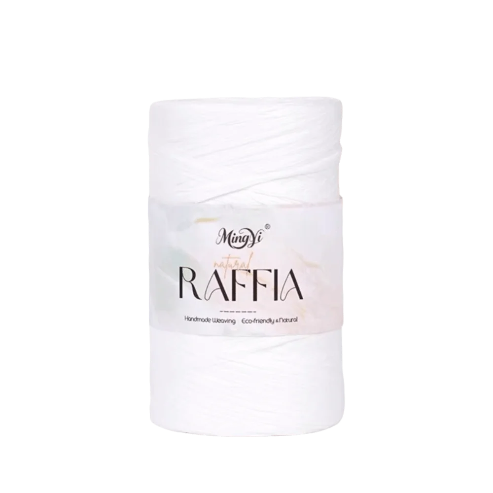 Multi-Color Raffia Yarn – 100% Bamboo Fiber Knitting Cord 100g