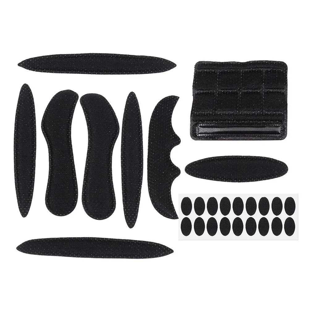 27-Piece Helmet Padding Kit – Universal Foam Replacement Pads