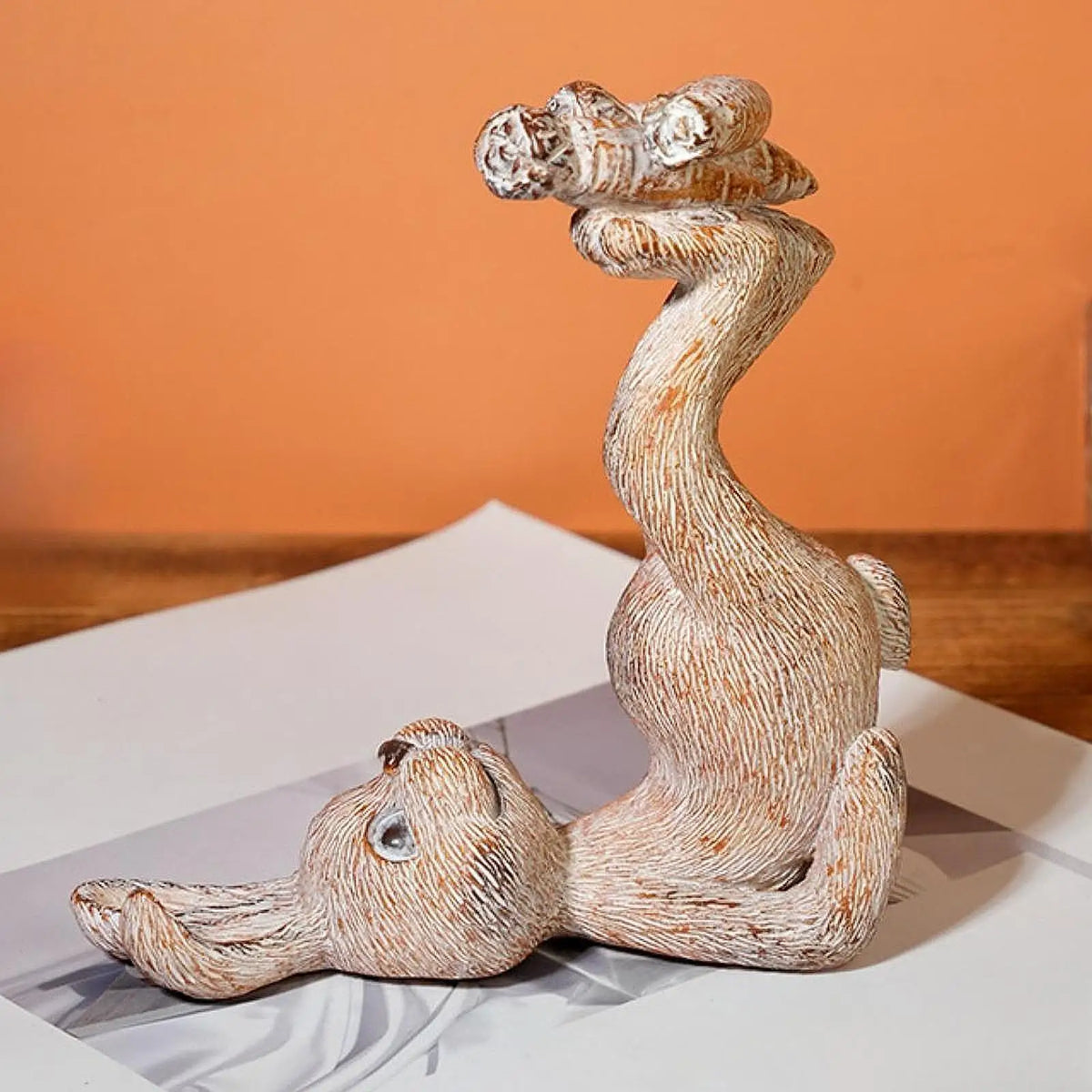 Resin Easter Bunny Figurine – Handmade Rabbit Statue Décor