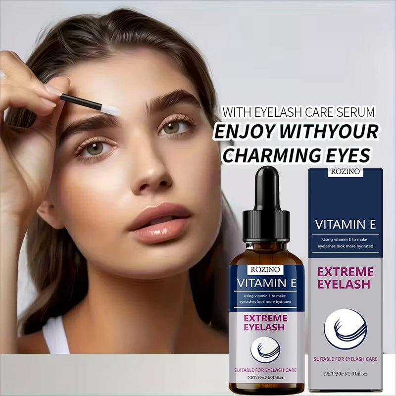 ROZINO Vitamin E Eyelash & Eyebrow Nourishing Serum Oil