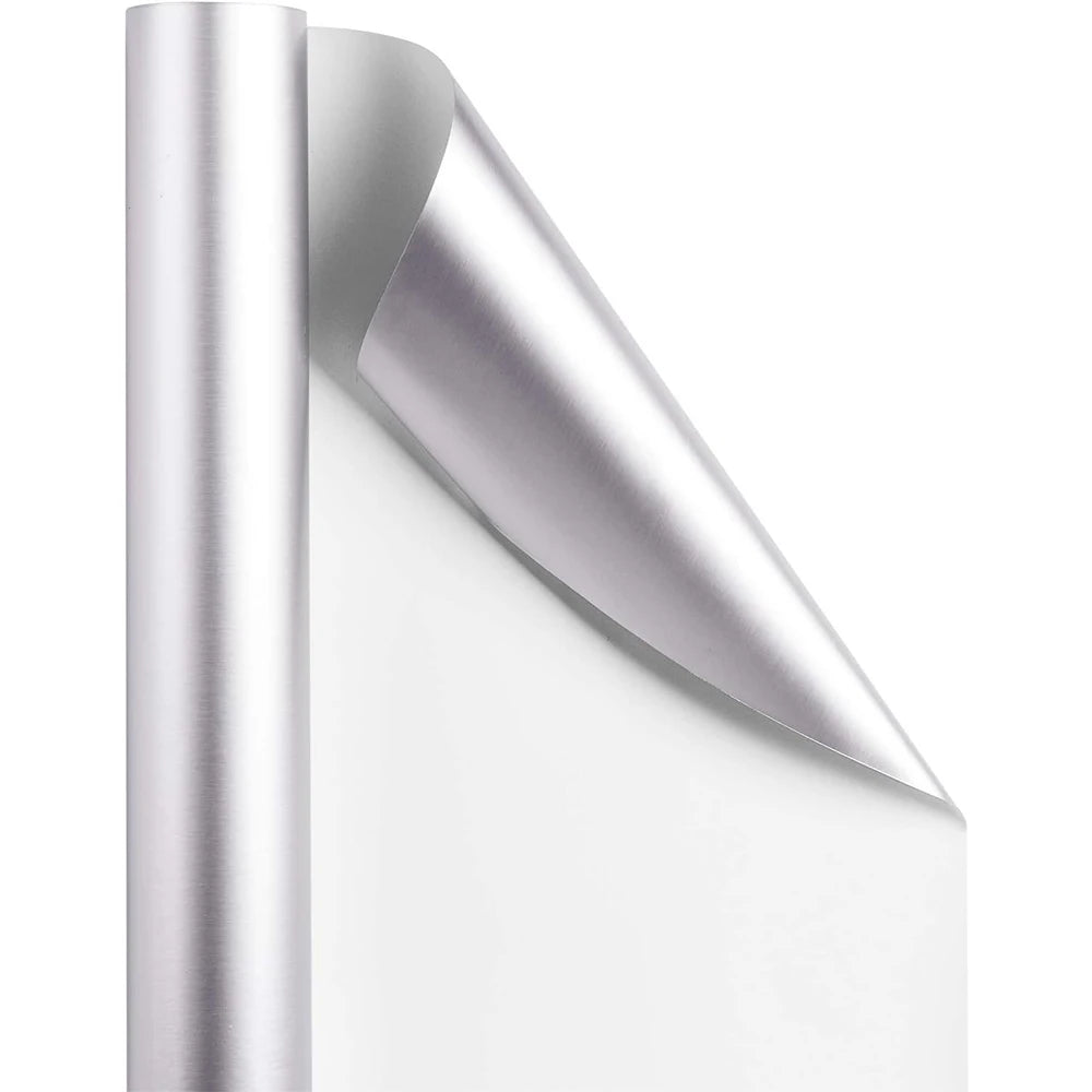 Metallic Matte Wrapping Paper Roll 43cm x 3m – Holiday Gift Wrap