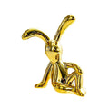 Electroplated Rabbit Miniature Figurine – Desk, Car & Home Décor