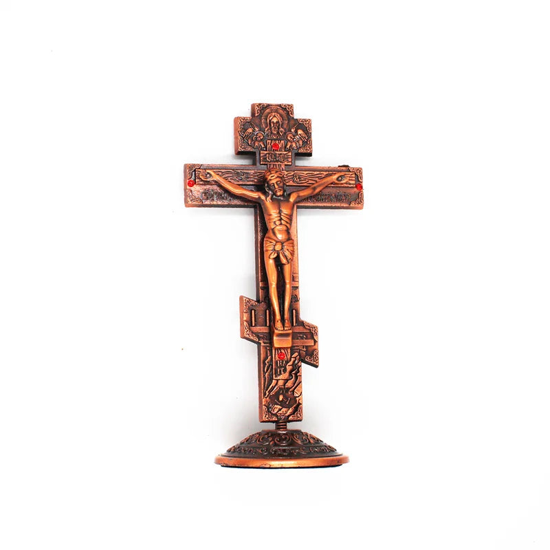 Orthodox Cross Metal Decoration – Christian Home & Church Décor