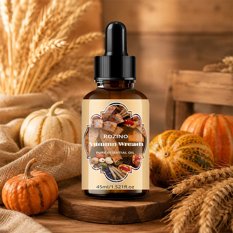 ROZINO Seasonal Essential Oils – 5 Autumn Scents, 45ml