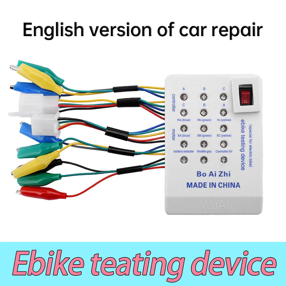 Brushless Motor Controller Tester 24V–72V | E-Bike Scooter