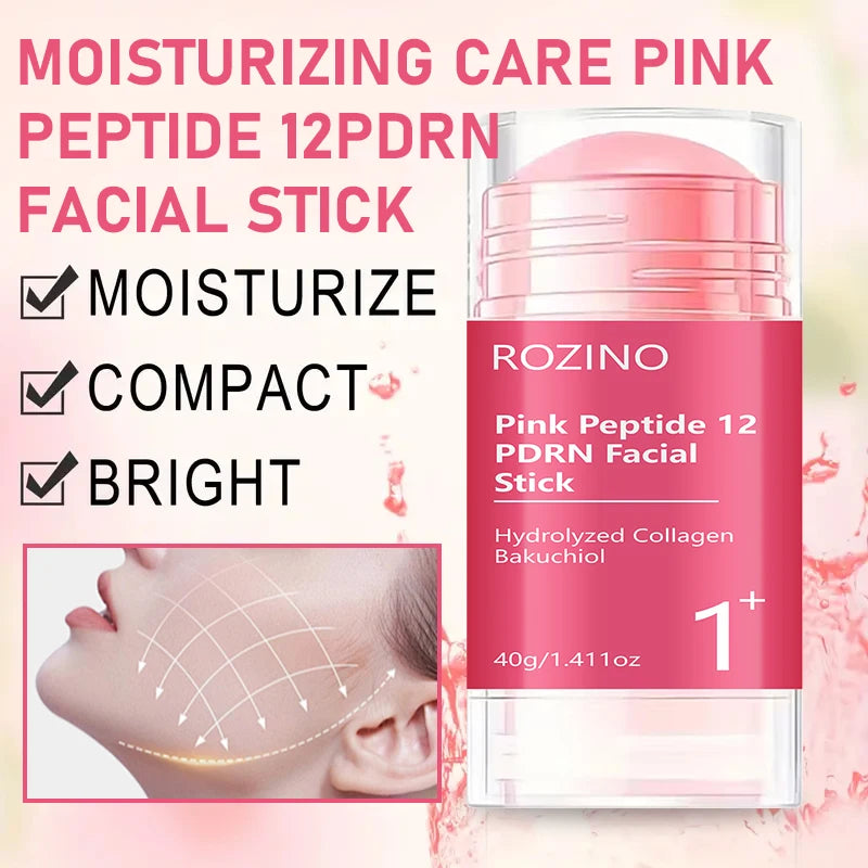 ROZINO PDRN Pink Firming Facial Stick | Collagen & Bakuchiol