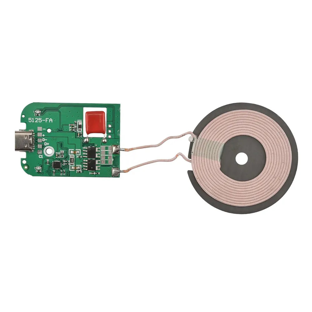 Wireless Charging PCBA Transmitter Module 5–15W USB/Type-C