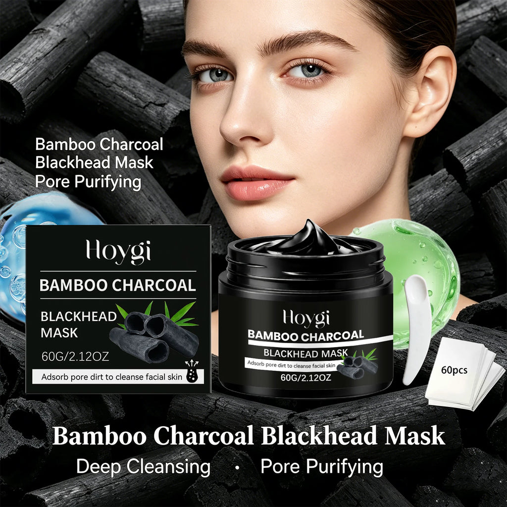 Bamboo Charcoal Blackhead Peel-Off Mask – Deep Pore Cleanse