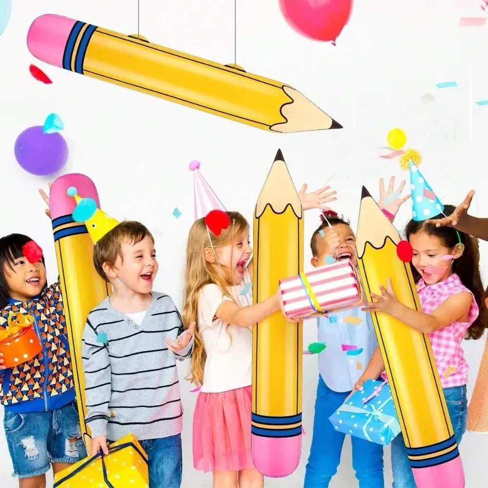 Giant Inflatable Pencil Photo Prop – Party & Graduation Fun