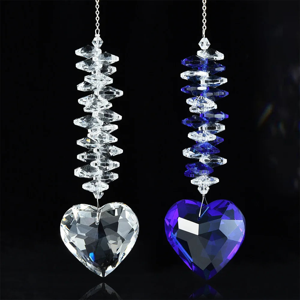 Crystal Love Prism Ball Sun Catcher Pendant | Home & Garden