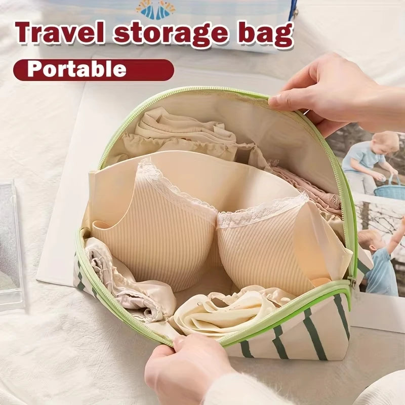 Oxford Cloth Travel Organizer Bag for Underwear, Socks & Bras