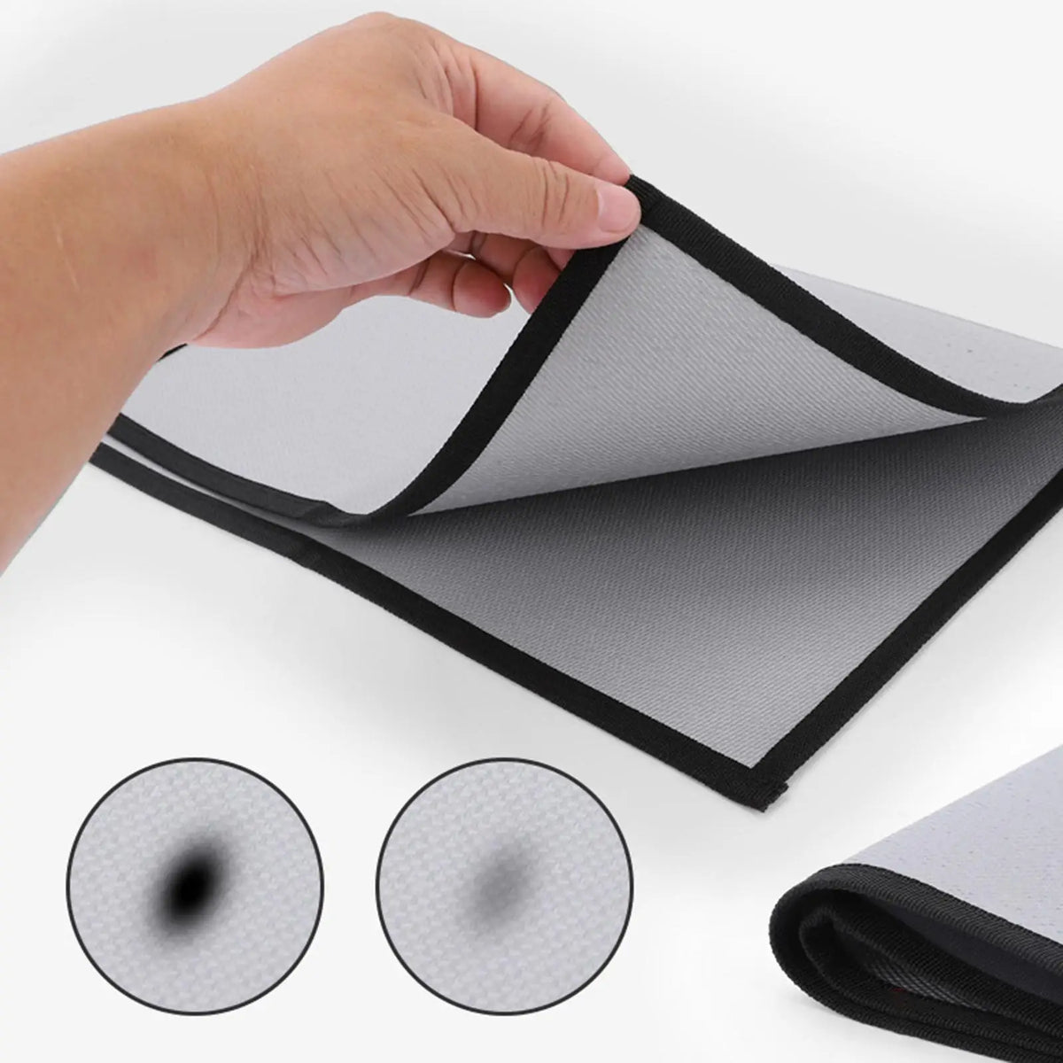 Fireproof Grill Mat with Handle – Heat-Resistant Reusable Pad