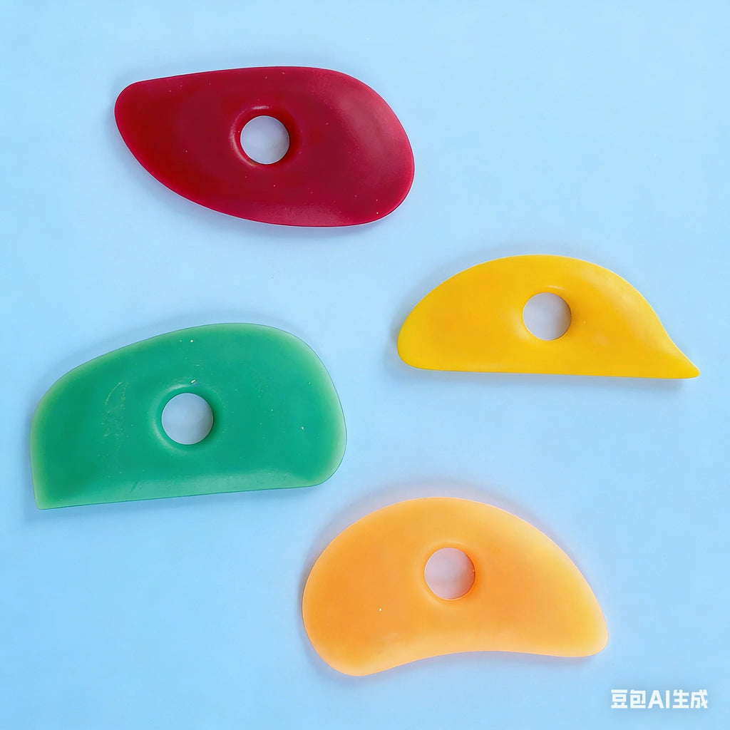 Soft Silicone Pottery Ribs – Clay Sculpting & Shaping Tools