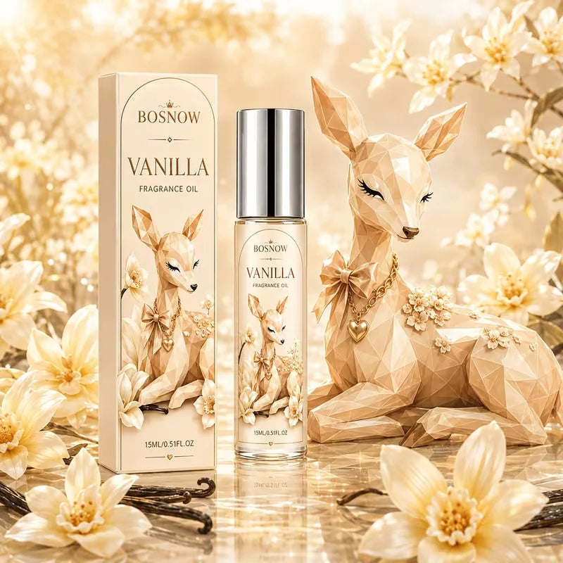 Bosnow Roll-On Perfume Oil | Jasmine, Vanilla & White Musk