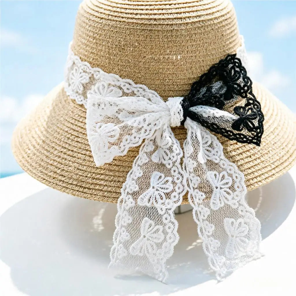 Embroidered Bow Mesh Lace Trim 4cm – 3 Yards/Roll