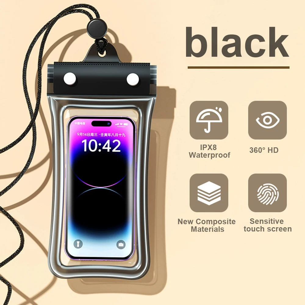 Waterproof Phone Pouch – Universal Underwater PVC Case
