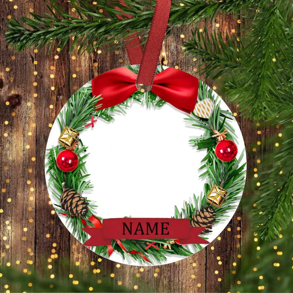 Personalized Baby's 1st Christmas Ceramic Photo Ornament