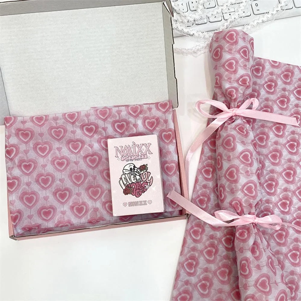 10-Pack Pink Bowknot Tissue Paper – Bouquet & Gift Wrap