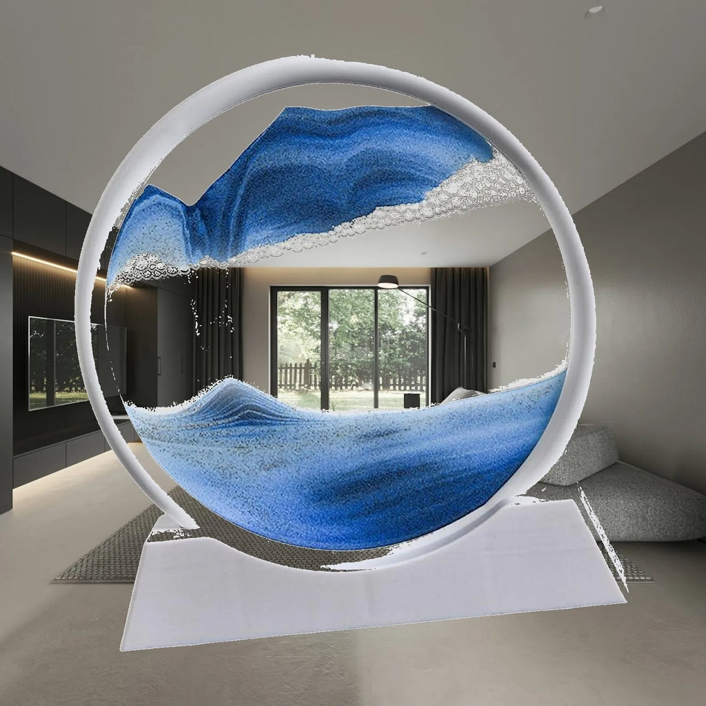 3D Moving Sand Art Picture – Landscape Desktop Décor