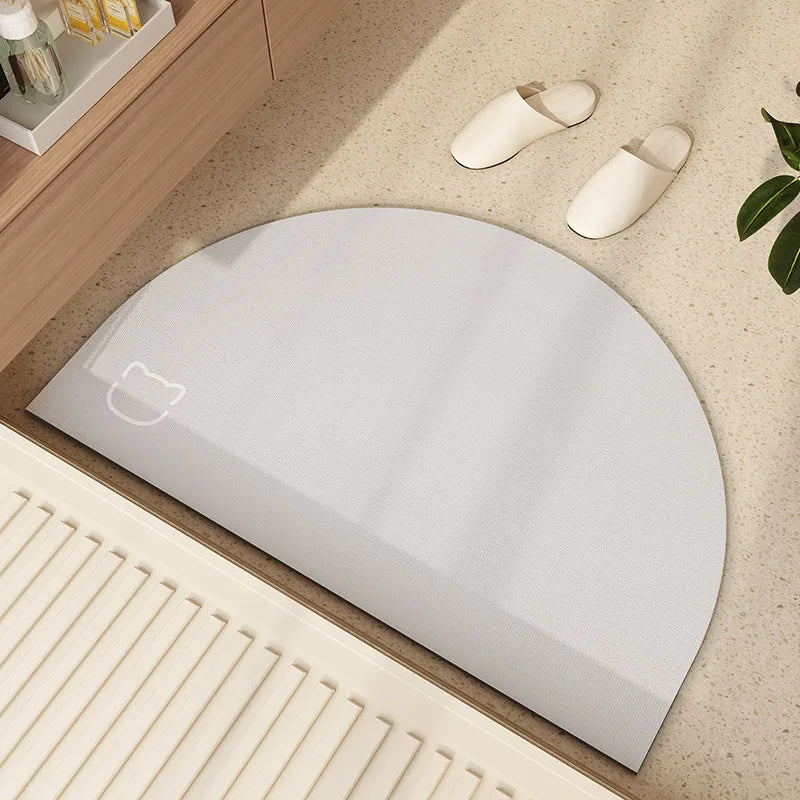 Semicircular Non-Slip Door Mat – Indoor & Outdoor Floor Mat