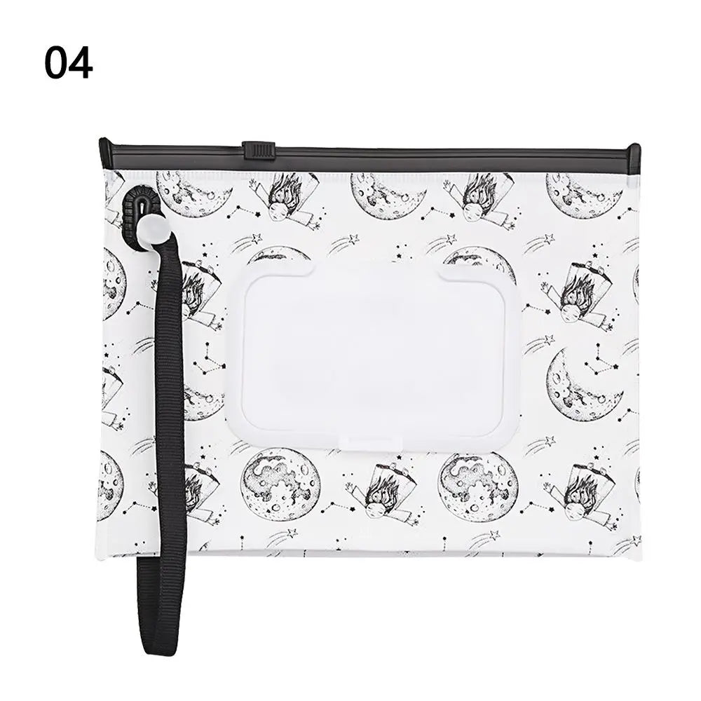 Portable Wet Wipes Bag – Hanging Tissue Case & Stroller Pouch