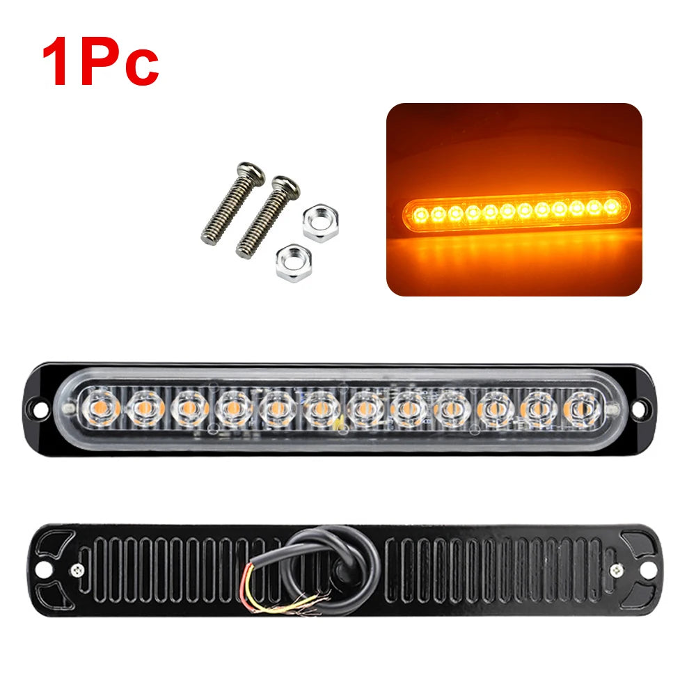 12/24V LED Strobe Beacon Light – Truck, Trailer & Motorcycle