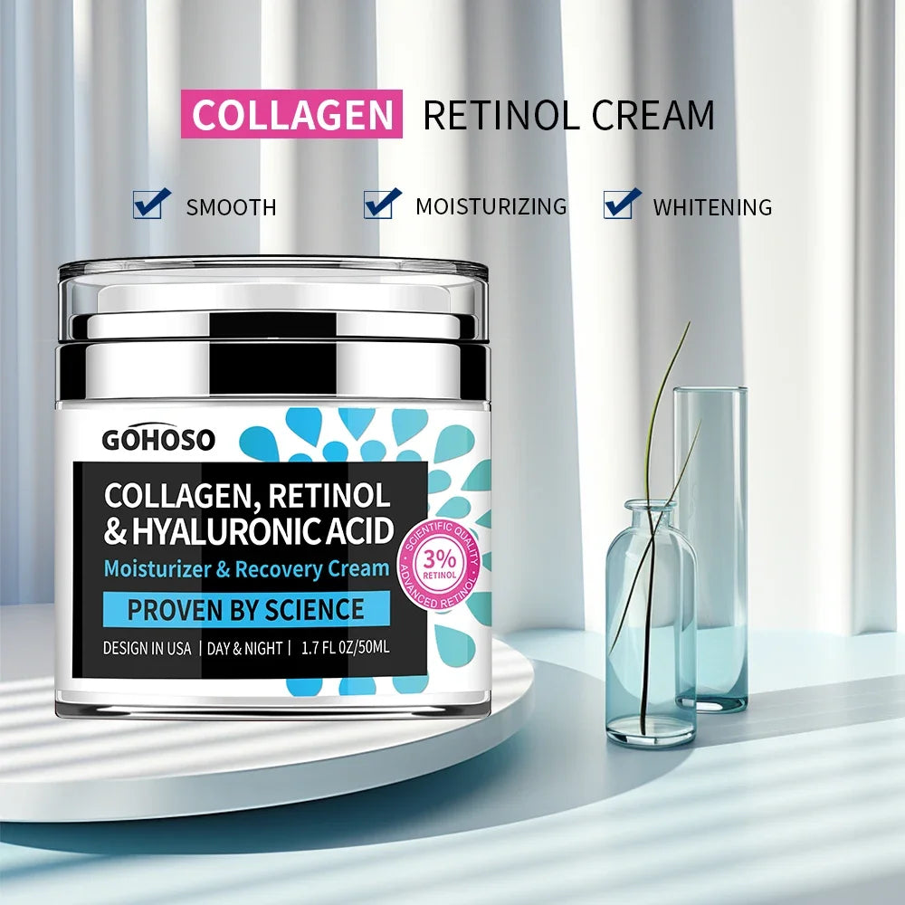 ENVISHA Collagen Retinol Hyaluronic Acid Face Cream 50ml