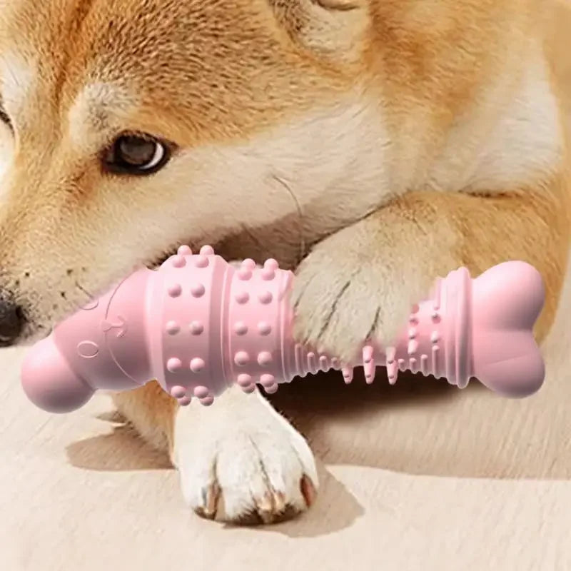 Bear-Shaped Pet Chew Toy – Bite-Resistant Teeth Grinding Rod