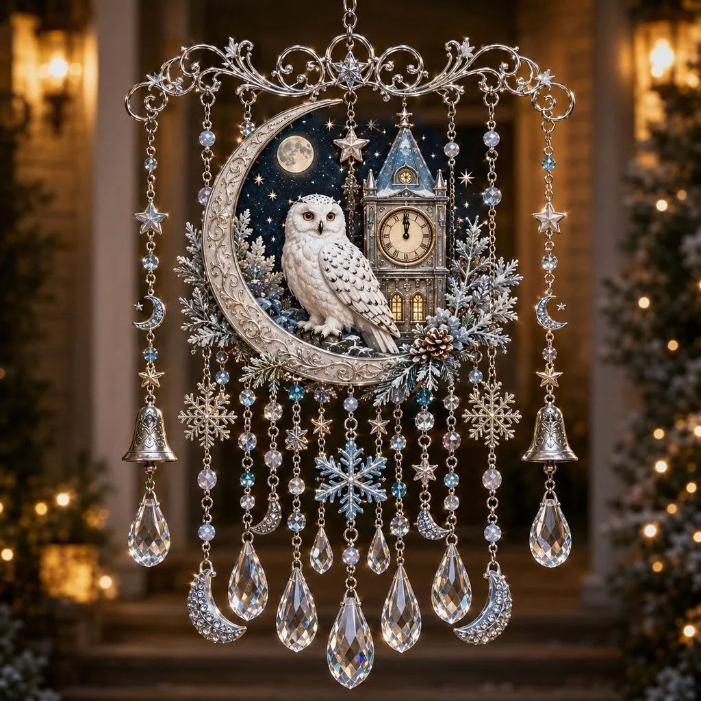 Crystal Pendant Wind Chime – Christmas Hanging Ornament
