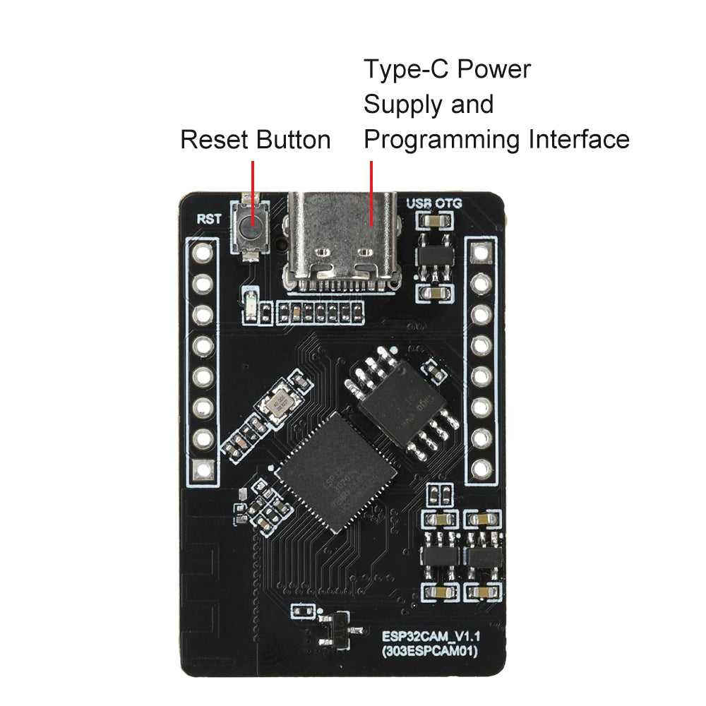 ESP32-S3-CAM Wi-Fi Bluetooth Dev Board | OV2640 Camera