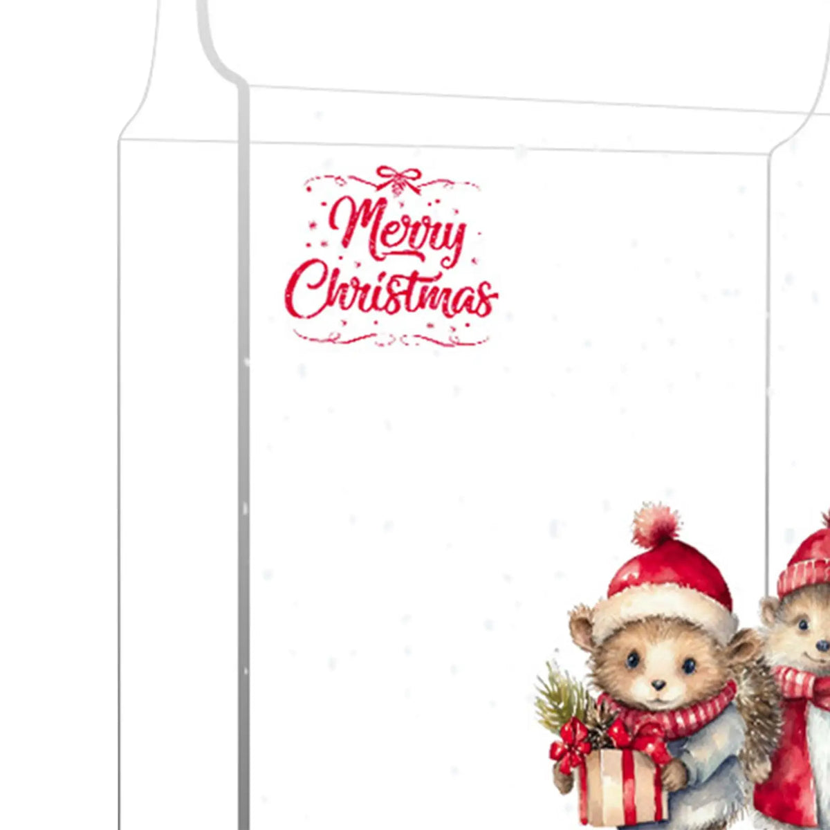 Clear Acrylic Display Box with Handle | Christmas Gift Case
