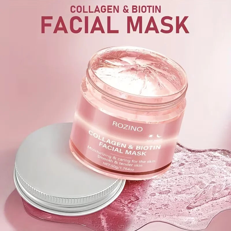 ROZINO Biotin Collagen Peel-Off Day & Night Face Mask